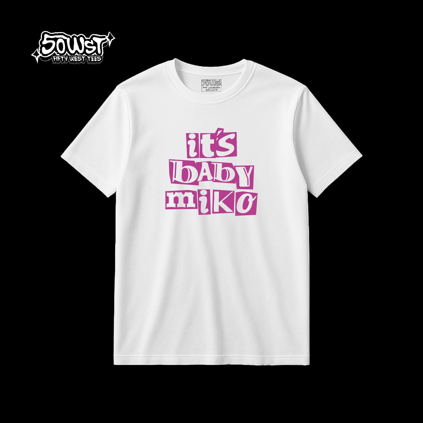 Playera Blanca Young Miko
